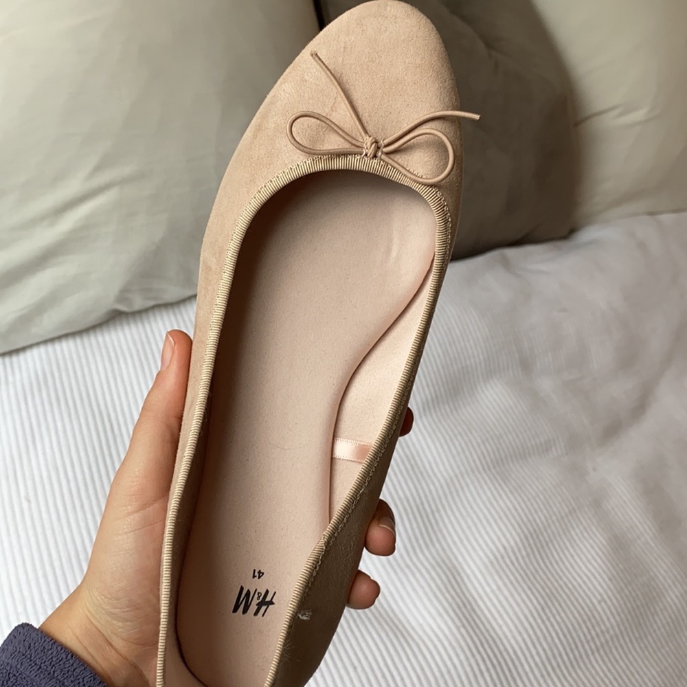 NWOT H&M pink ballet flats Size 41(9.5) $4.99 Ship - Picture 1 of 5